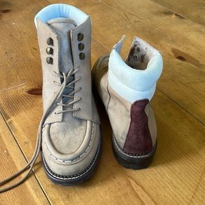 RAYE emi suede lace up boot